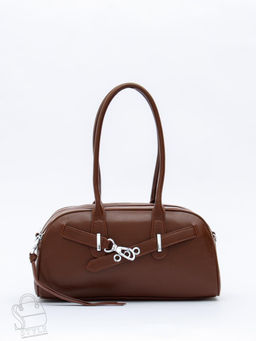 Сумка женская кожаная 9198SP d.brown Velina Fabbaino-Safenta в Новосибирске