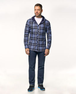 Фланелевая рубашка с флисовым подкладом HOB Z0625/K - Байрон фото 5