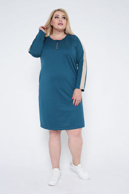 Платье трикотажное с молнией Белла