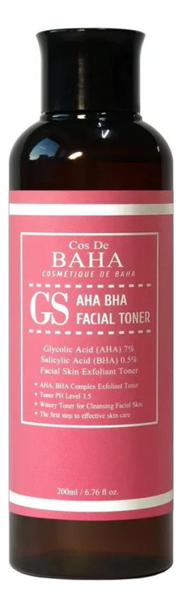 Тонер Cos De Baha AHA/BHA GS 200 мл  фото 11