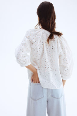 Blusa con bordado ingl?s - H&m фото 4