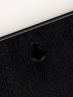 Часы электронные настенные, 47.5×25.3 см, синие цифры