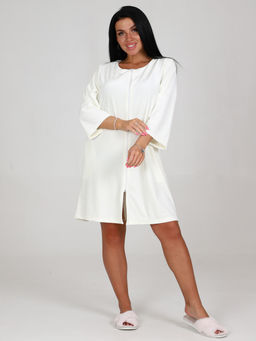 Светлана ХАЛАТ ЖЕНСКИЙ (Молочный) - А-дина фото 3