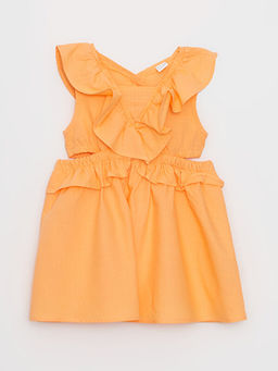 Basic Pamuklu K?z Bebek Elbise