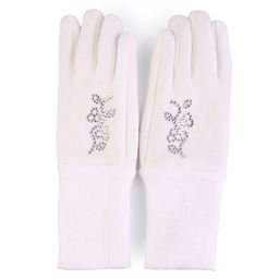 Перчатки подростковые трикотажные с отворотом