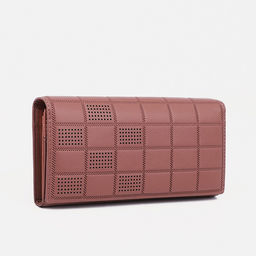 Кошелёк на магнитах, цвет пудровый