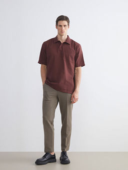 Regular Fit K?sa Kollu Oxford Erkek G?mlek