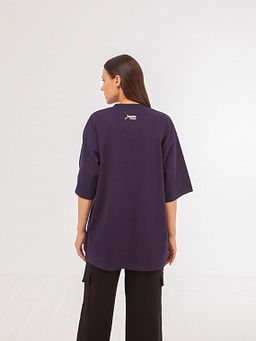Футболка ЗАПОРОЖЕЦ Blank oversize VIOLET  фото 13