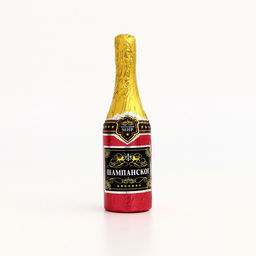 Цена за 2 шт. Шоколадная фигурка новогодняя Шампанское, МИКС, 40 г