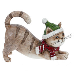 Фигурка декоративная "Кот", L12,5 W4 H9,5 см, 2в.