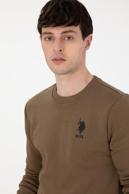 Мужской свитшот цвета хаки Неожиданная скидка в корзине - U.s. polo assn фото 9