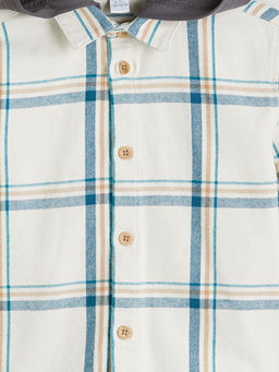 Kap??onlu Ekose Erkek ?ocuk G?mlek