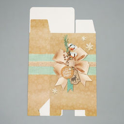 Цена за 2 шт. Коробка подарочная новогодняя складная «С Новым годом», 16×23×7.5 см