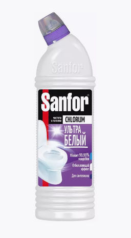 SANFOR CHLORUM гель д/чист.ванн и туалета 750мл (15шт/кор)
