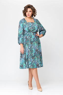 Блуза Swallow 803.2 черный+серебряный узор фото 1012