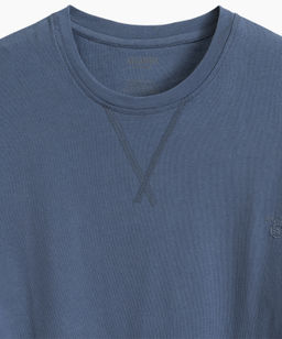 NMP-393 Пижама мужская Flannel Check голубой + темно-голубой