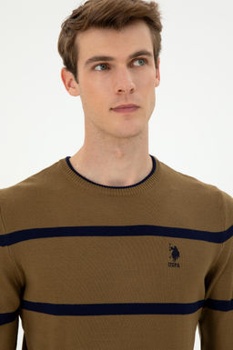 Мужской свитер цвета хаки - U.s. polo assn фото 2