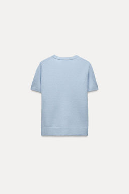 BASIC 100% CASHMERE SHORT SLEEVE TOP - Zara фото 18