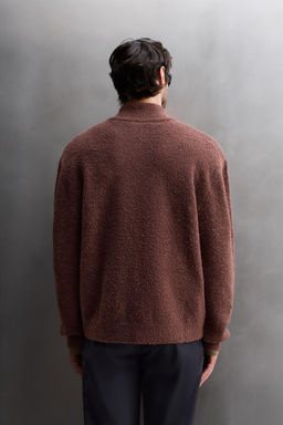QUARTER-ZIP CONTRAST SWEATER - Zara фото 17