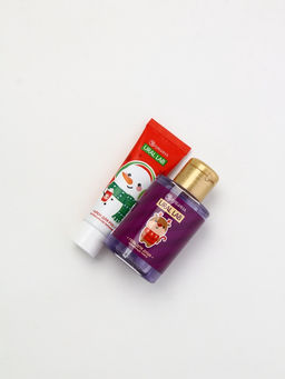 Подарочный набор новогодний Снеговик, гель для душа, кружка, мочалка и крем для рук, URAL LAB