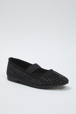 Trendyol Shoes Siyah Tasl? Mary Jane Kad?n Babet TAKSS25BE00047 - Trendyolmilla фото 4