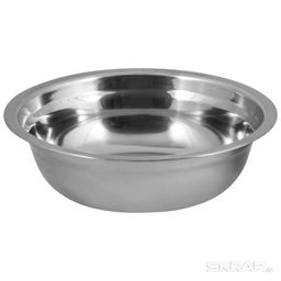 Цена за 2 шт. Миска из нерж.стали с расширенными краями BOWL-19 1л (985891)