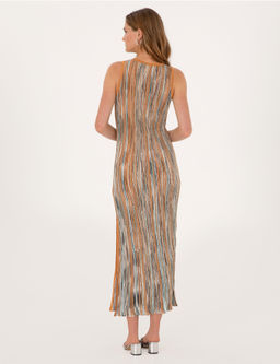 Turuncu A Kesim Triko Elbise - Pierre cardin фото 4