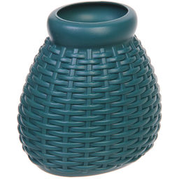 Цена за 5 шт. Ваза из пластика "Дениз" 9*7см цвет зеленый