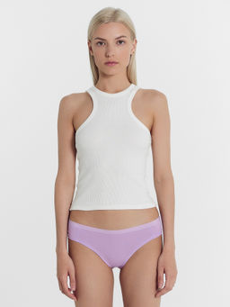 Цена за 2 штуки! Трусы женские бразилиана в сиреневом цвете сирень 412247H - Mark formelle фото 3