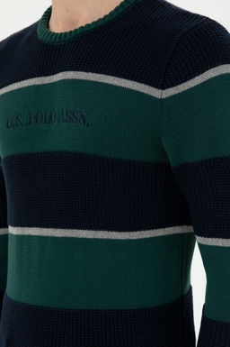 Мужской темно-зеленый свитер Неожиданная скидка в корзине - U.s. polo assn фото 7