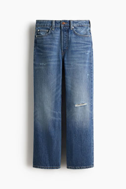 Straight High Waist Ankle Jeans - H&m фото 5
