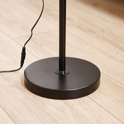 ULM-T619 10W/3000-6500K/DIM BLACK Торшер напольный светодиодный, 10W, с регулировкой наклона. Сенсорный выключатель. Диммер. Черный. ТМ Uniel