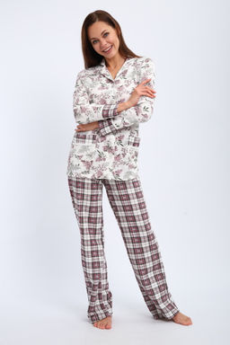 Пижама женская из футера Салли укроп