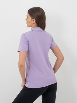 Футболка-поло женская К-2105, фиолетовый