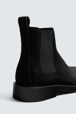 BOTA CHELSEA PIEL / Negro - Zara фото 6