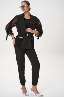 Пиджак Кейти (чёрный) - Эльза фото 18