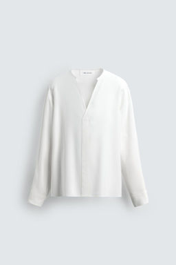 FLOWING RELAXED FIT SHIRT - Zara фото 7