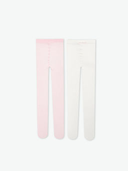 Basic K?z ?ocuk ?nce K?lotlu ?orap 2li