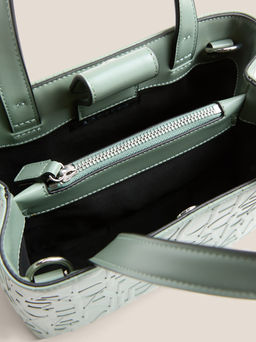 Женская сумка с ручками ARMANI EXCHANGE LIZ Артикул 4361230, фисташковый  фото 4