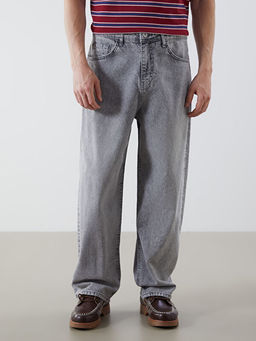 Loose Fit Erkek Jean Pantolon