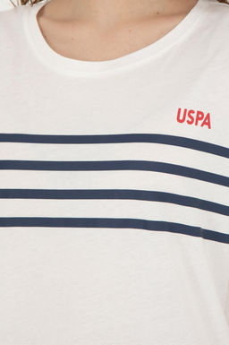 Женская футболка цвета экрю - U.s. polo assn фото 14