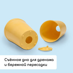 Набор для рассады: стаканы по 250 мл (18 шт.), поддон 40×20 см, цвет МИКС, Greengo