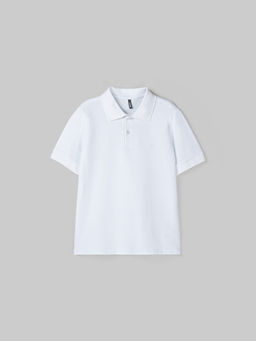 Футболка поло Белая 7+ - Bungly фото 2