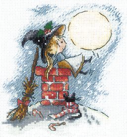 Набор для вышивания Сделай своими руками Л-21 Счастье под луной 12.5 х 13 см