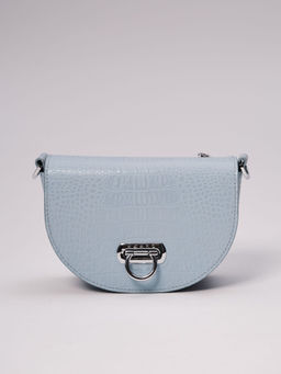 Сумка кожаная Azaro 31032 голубая вода