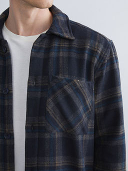 Rahat Kal?p Ekose Erkek G?mlek Ceket