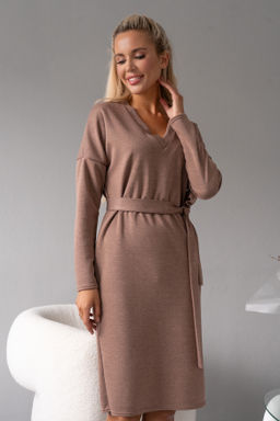 Платье Open Style 5876 коричневый
