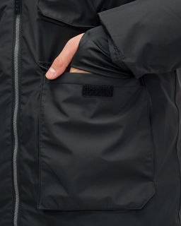 Куртка - жилетка трансформер с подогревом 2 в 1 мужская зимняя черного цвета 6668Ch - Mtforce фото 43