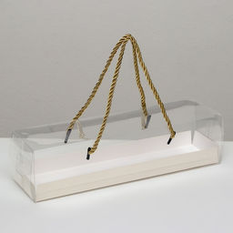 Коробка под рулет, белая 29.5×7.8×7.8