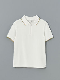 Polo Yaka Dokulu Erkek ?ocuk Ti??rt